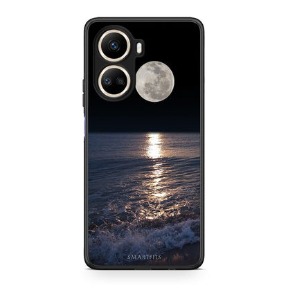 Θήκη Huawei Nova 10 SE Landscape Moon από τη Smartfits με σχέδιο στο πίσω μέρος και μαύρο περίβλημα | Huawei Nova 10 SE Landscape Moon Case with Colorful Back and Black Bezels