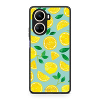 Thumbnail for Θήκη Huawei Nova 10 SE Lemons από τη Smartfits με σχέδιο στο πίσω μέρος και μαύρο περίβλημα | Huawei Nova 10 SE Lemons Case with Colorful Back and Black Bezels