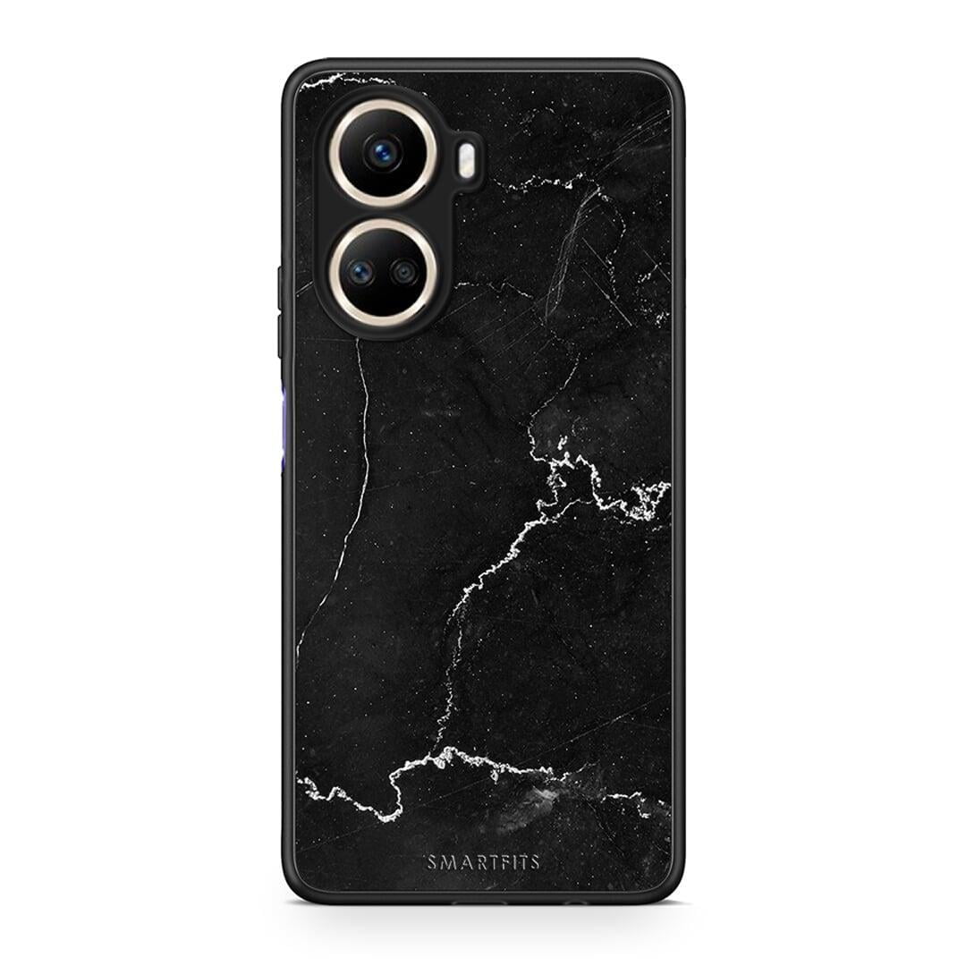 Θήκη Huawei Nova 10 SE Marble Black από τη Smartfits με σχέδιο στο πίσω μέρος και μαύρο περίβλημα | Huawei Nova 10 SE Marble Black Case with Colorful Back and Black Bezels