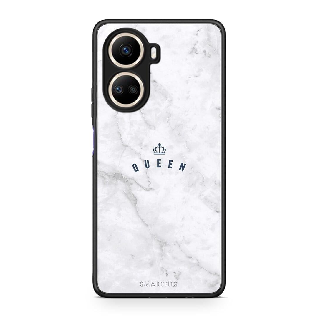 Θήκη Huawei Nova 10 SE Marble Queen από τη Smartfits με σχέδιο στο πίσω μέρος και μαύρο περίβλημα | Huawei Nova 10 SE Marble Queen Case with Colorful Back and Black Bezels