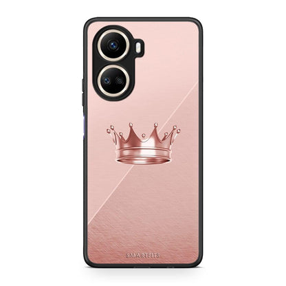 Θήκη Huawei Nova 10 SE Minimal Crown από τη Smartfits με σχέδιο στο πίσω μέρος και μαύρο περίβλημα | Huawei Nova 10 SE Minimal Crown Case with Colorful Back and Black Bezels