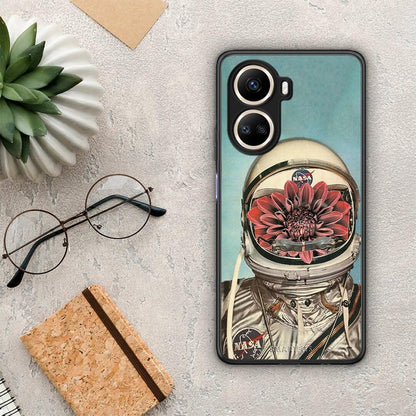 Θήκη Huawei Nova 10 SE Nasa Bloom από τη Smartfits με σχέδιο στο πίσω μέρος και μαύρο περίβλημα | Huawei Nova 10 SE Nasa Bloom Case with Colorful Back and Black Bezels