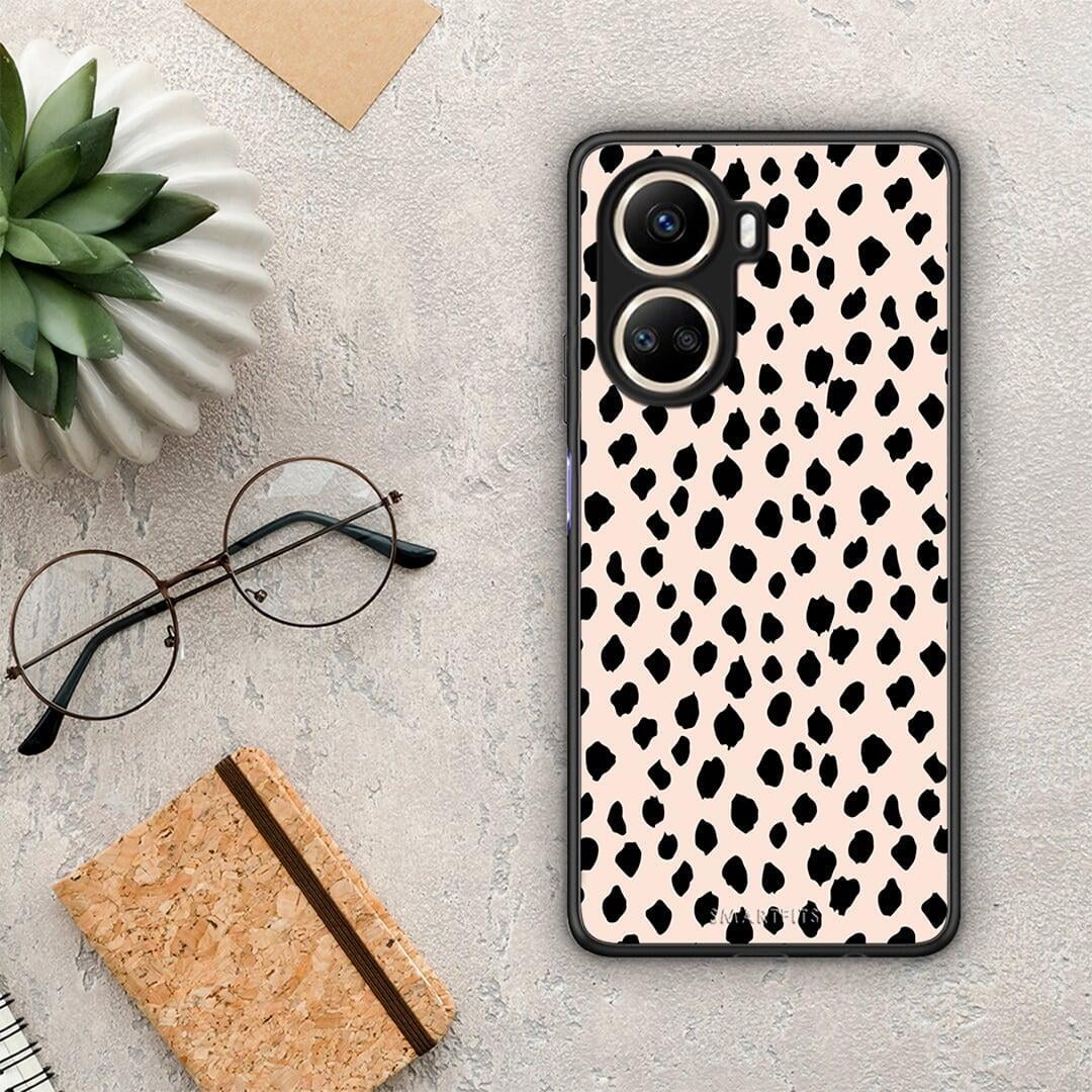 Θήκη Huawei Nova 10 SE New Polka Dots από τη Smartfits με σχέδιο στο πίσω μέρος και μαύρο περίβλημα | Huawei Nova 10 SE New Polka Dots Case with Colorful Back and Black Bezels