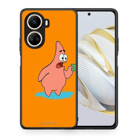Θήκη Huawei Nova 10 SE No Money 1 από τη Smartfits με σχέδιο στο πίσω μέρος και μαύρο περίβλημα | Huawei Nova 10 SE No Money 1 Case with Colorful Back and Black Bezels