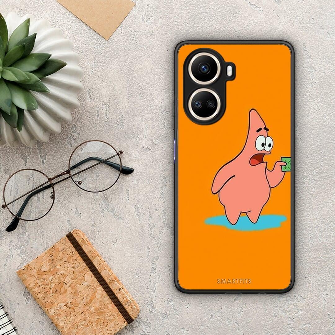 Θήκη Huawei Nova 10 SE No Money 1 από τη Smartfits με σχέδιο στο πίσω μέρος και μαύρο περίβλημα | Huawei Nova 10 SE No Money 1 Case with Colorful Back and Black Bezels