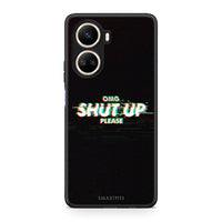 Thumbnail for Θήκη Huawei Nova 10 SE OMG ShutUp από τη Smartfits με σχέδιο στο πίσω μέρος και μαύρο περίβλημα | Huawei Nova 10 SE OMG ShutUp Case with Colorful Back and Black Bezels