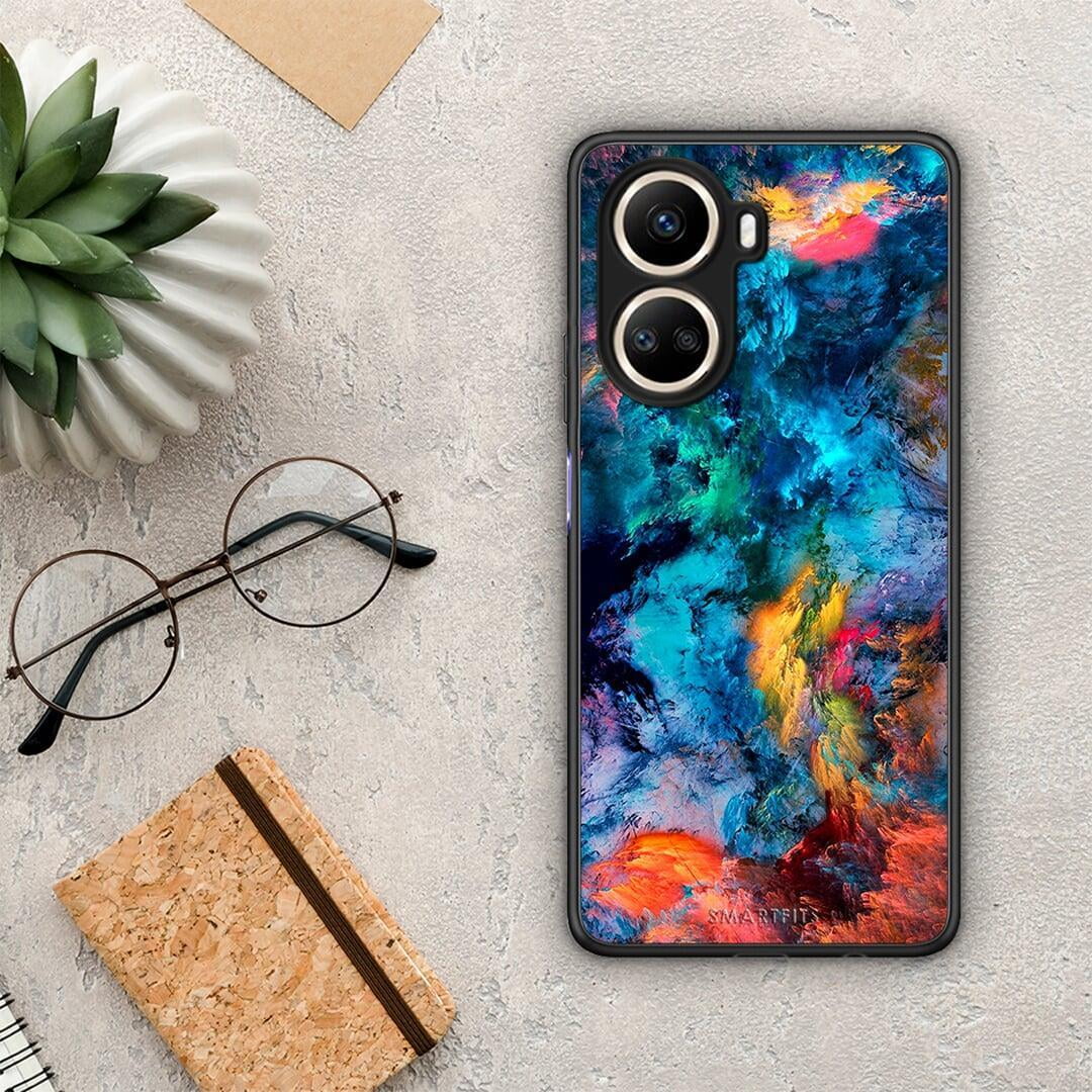 Θήκη Huawei Nova 10 SE Paint Crayola από τη Smartfits με σχέδιο στο πίσω μέρος και μαύρο περίβλημα | Huawei Nova 10 SE Paint Crayola Case with Colorful Back and Black Bezels