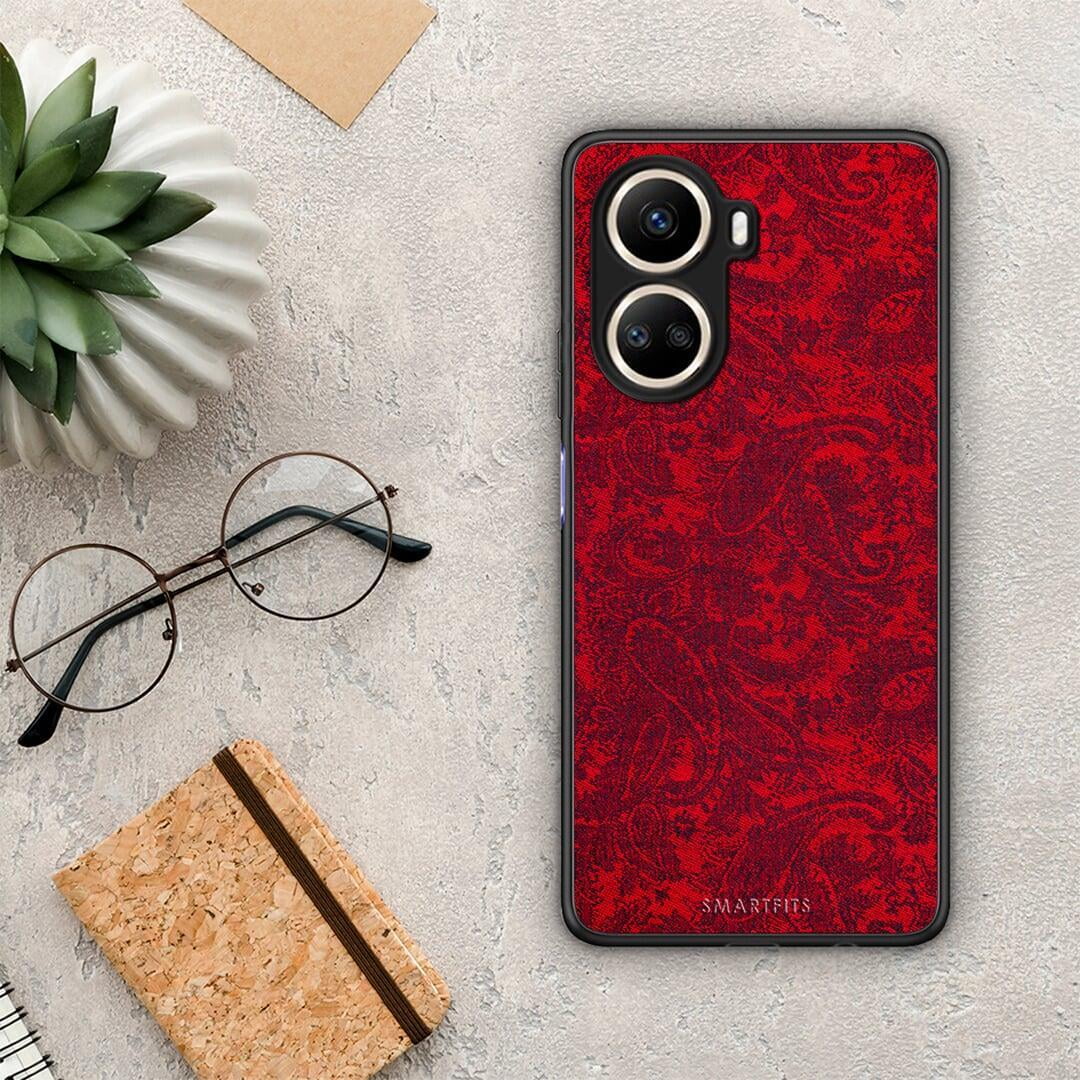 Θήκη Huawei Nova 10 SE Paisley Cashmere από τη Smartfits με σχέδιο στο πίσω μέρος και μαύρο περίβλημα | Huawei Nova 10 SE Paisley Cashmere Case with Colorful Back and Black Bezels