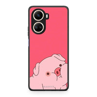 Thumbnail for Θήκη Huawei Nova 10 SE Pig Love 1 από τη Smartfits με σχέδιο στο πίσω μέρος και μαύρο περίβλημα | Huawei Nova 10 SE Pig Love 1 Case with Colorful Back and Black Bezels