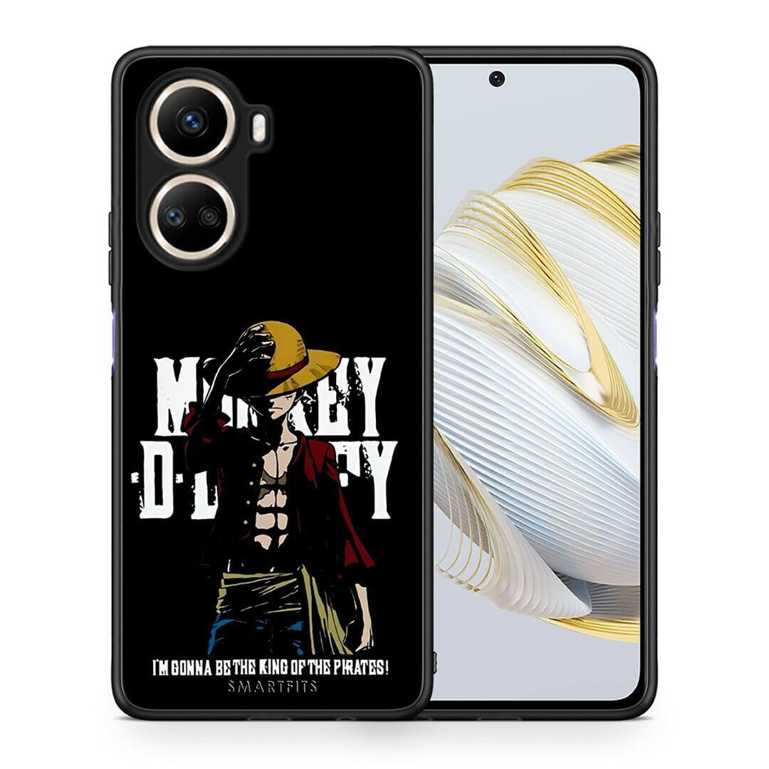 Θήκη Huawei Nova 10 SE Pirate King από τη Smartfits με σχέδιο στο πίσω μέρος και μαύρο περίβλημα | Huawei Nova 10 SE Pirate King Case with Colorful Back and Black Bezels