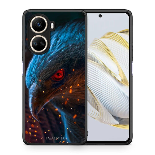 Θήκη Huawei Nova 10 SE PopArt Eagle από τη Smartfits με σχέδιο στο πίσω μέρος και μαύρο περίβλημα | Huawei Nova 10 SE PopArt Eagle Case with Colorful Back and Black Bezels
