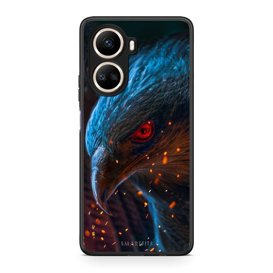 Θήκη Huawei Nova 10 SE PopArt Eagle από τη Smartfits με σχέδιο στο πίσω μέρος και μαύρο περίβλημα | Huawei Nova 10 SE PopArt Eagle Case with Colorful Back and Black Bezels