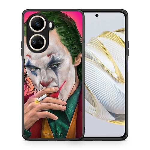 Θήκη Huawei Nova 10 SE PopArt JokesOnU από τη Smartfits με σχέδιο στο πίσω μέρος και μαύρο περίβλημα | Huawei Nova 10 SE PopArt JokesOnU Case with Colorful Back and Black Bezels