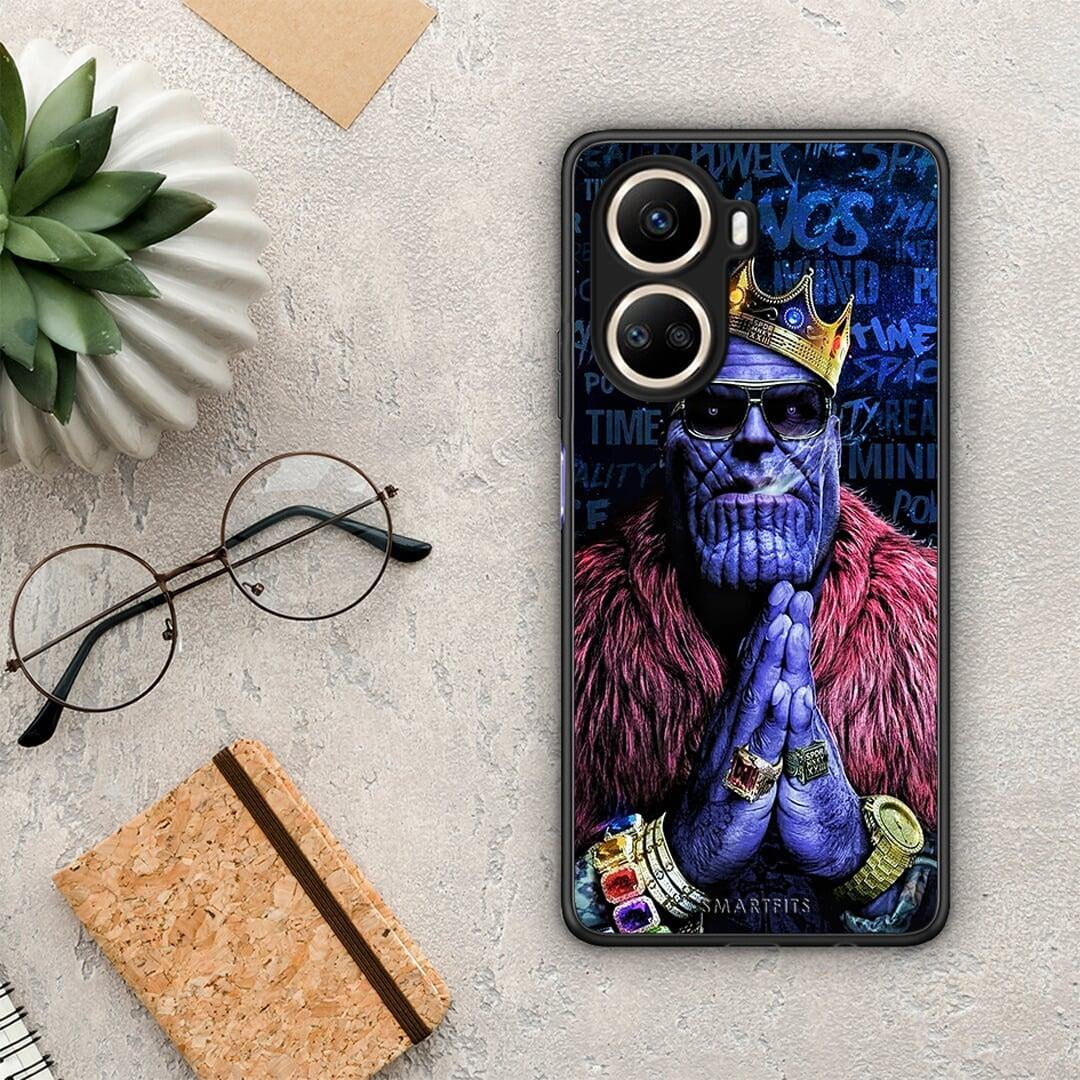 Θήκη Huawei Nova 10 SE PopArt Thanos από τη Smartfits με σχέδιο στο πίσω μέρος και μαύρο περίβλημα | Huawei Nova 10 SE PopArt Thanos Case with Colorful Back and Black Bezels