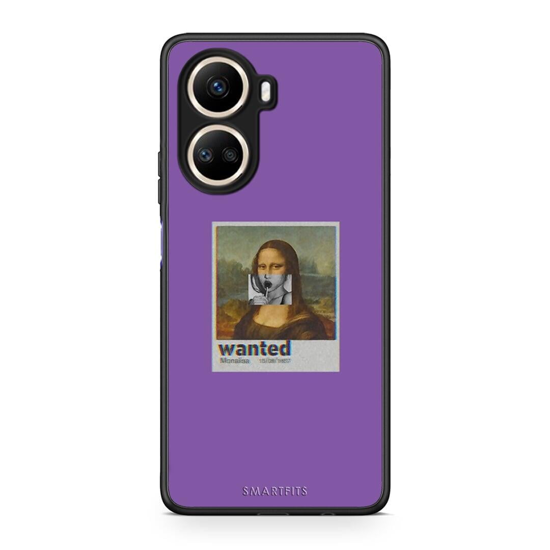 Θήκη Huawei Nova 10 SE Popart Monalisa από τη Smartfits με σχέδιο στο πίσω μέρος και μαύρο περίβλημα | Huawei Nova 10 SE Popart Monalisa Case with Colorful Back and Black Bezels