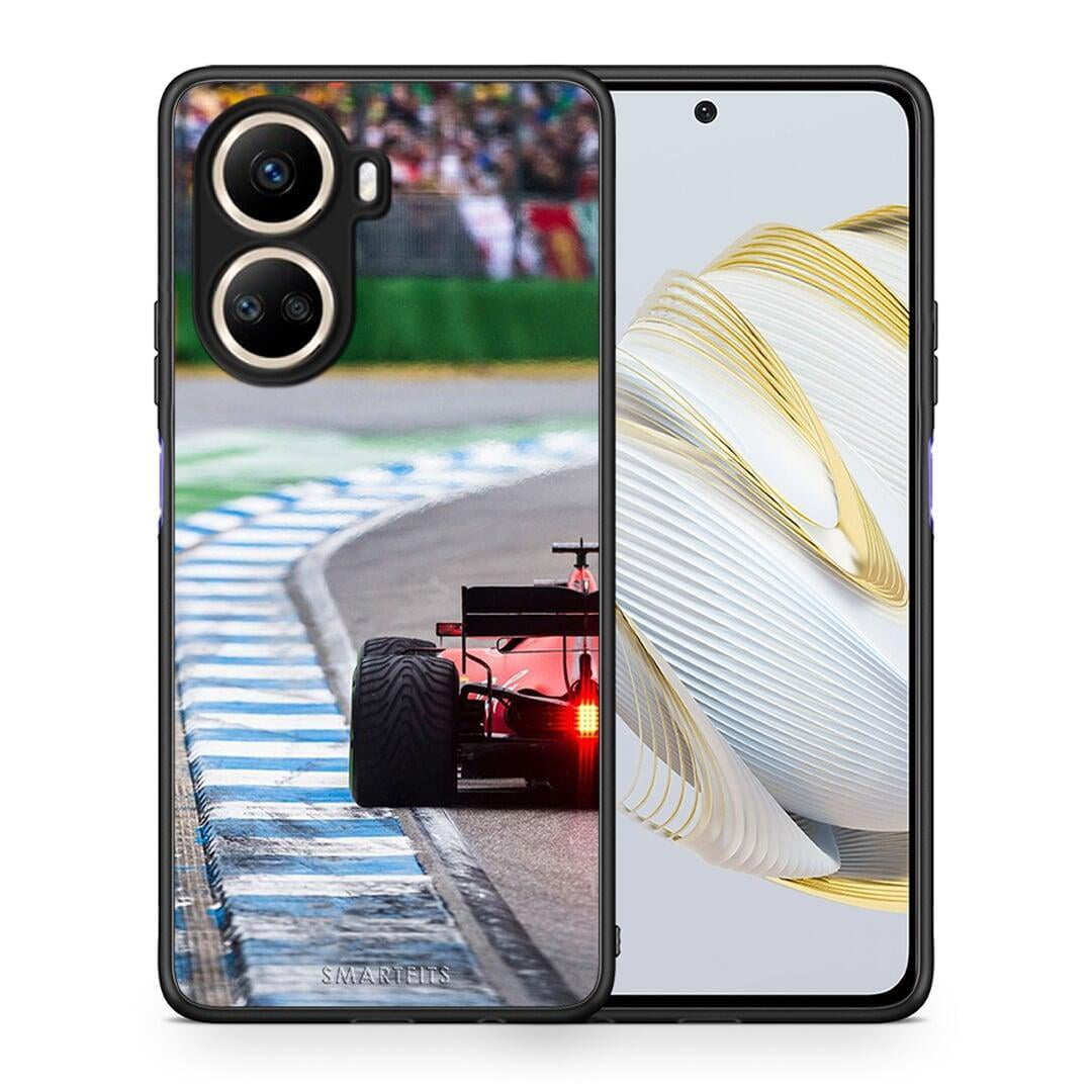 Θήκη Huawei Nova 10 SE Racing Vibes από τη Smartfits με σχέδιο στο πίσω μέρος και μαύρο περίβλημα | Huawei Nova 10 SE Racing Vibes Case with Colorful Back and Black Bezels