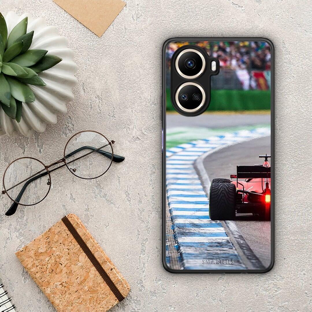 Θήκη Huawei Nova 10 SE Racing Vibes από τη Smartfits με σχέδιο στο πίσω μέρος και μαύρο περίβλημα | Huawei Nova 10 SE Racing Vibes Case with Colorful Back and Black Bezels