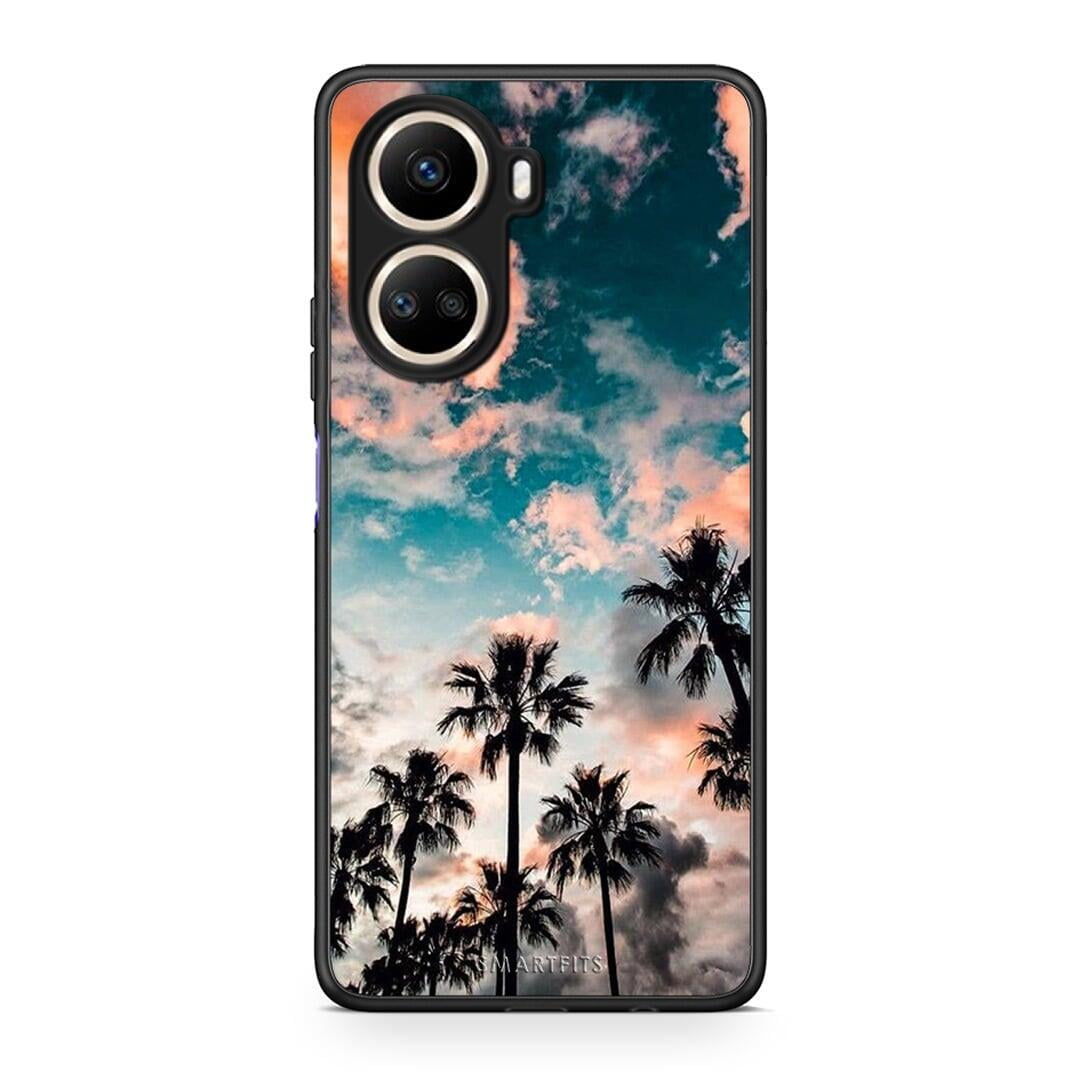Θήκη Huawei Nova 10 SE Summer Sky από τη Smartfits με σχέδιο στο πίσω μέρος και μαύρο περίβλημα | Huawei Nova 10 SE Summer Sky Case with Colorful Back and Black Bezels