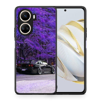 Θήκη Huawei Nova 10 SE Super Car από τη Smartfits με σχέδιο στο πίσω μέρος και μαύρο περίβλημα | Huawei Nova 10 SE Super Car Case with Colorful Back and Black Bezels