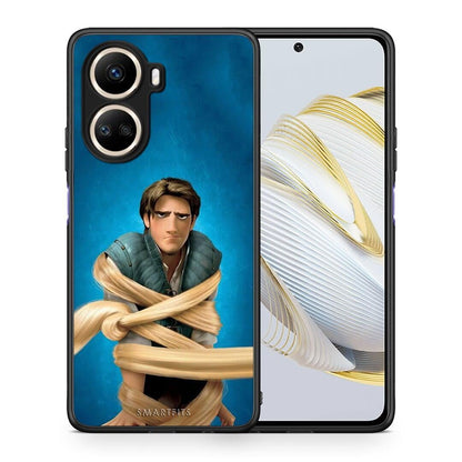 Θήκη Huawei Nova 10 SE Tangled 1 από τη Smartfits με σχέδιο στο πίσω μέρος και μαύρο περίβλημα | Huawei Nova 10 SE Tangled 1 Case with Colorful Back and Black Bezels