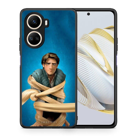 Θήκη Huawei Nova 10 SE Tangled 1 από τη Smartfits με σχέδιο στο πίσω μέρος και μαύρο περίβλημα | Huawei Nova 10 SE Tangled 1 Case with Colorful Back and Black Bezels
