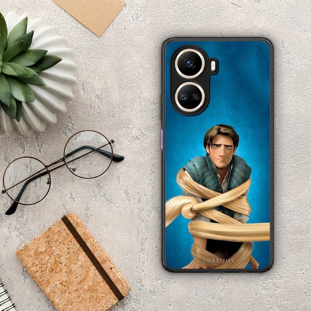 Θήκη Huawei Nova 10 SE Tangled 1 από τη Smartfits με σχέδιο στο πίσω μέρος και μαύρο περίβλημα | Huawei Nova 10 SE Tangled 1 Case with Colorful Back and Black Bezels