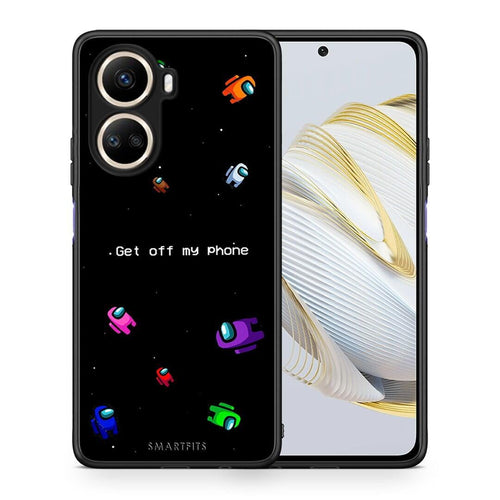 Θήκη Huawei Nova 10 SE Text AFK από τη Smartfits με σχέδιο στο πίσω μέρος και μαύρο περίβλημα | Huawei Nova 10 SE Text AFK Case with Colorful Back and Black Bezels