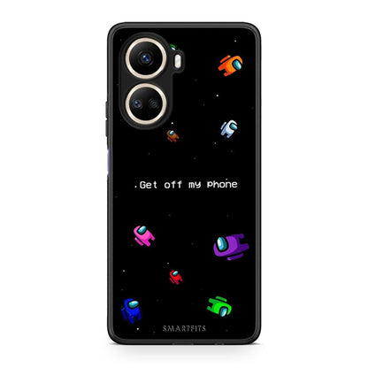 Θήκη Huawei Nova 10 SE Text AFK από τη Smartfits με σχέδιο στο πίσω μέρος και μαύρο περίβλημα | Huawei Nova 10 SE Text AFK Case with Colorful Back and Black Bezels