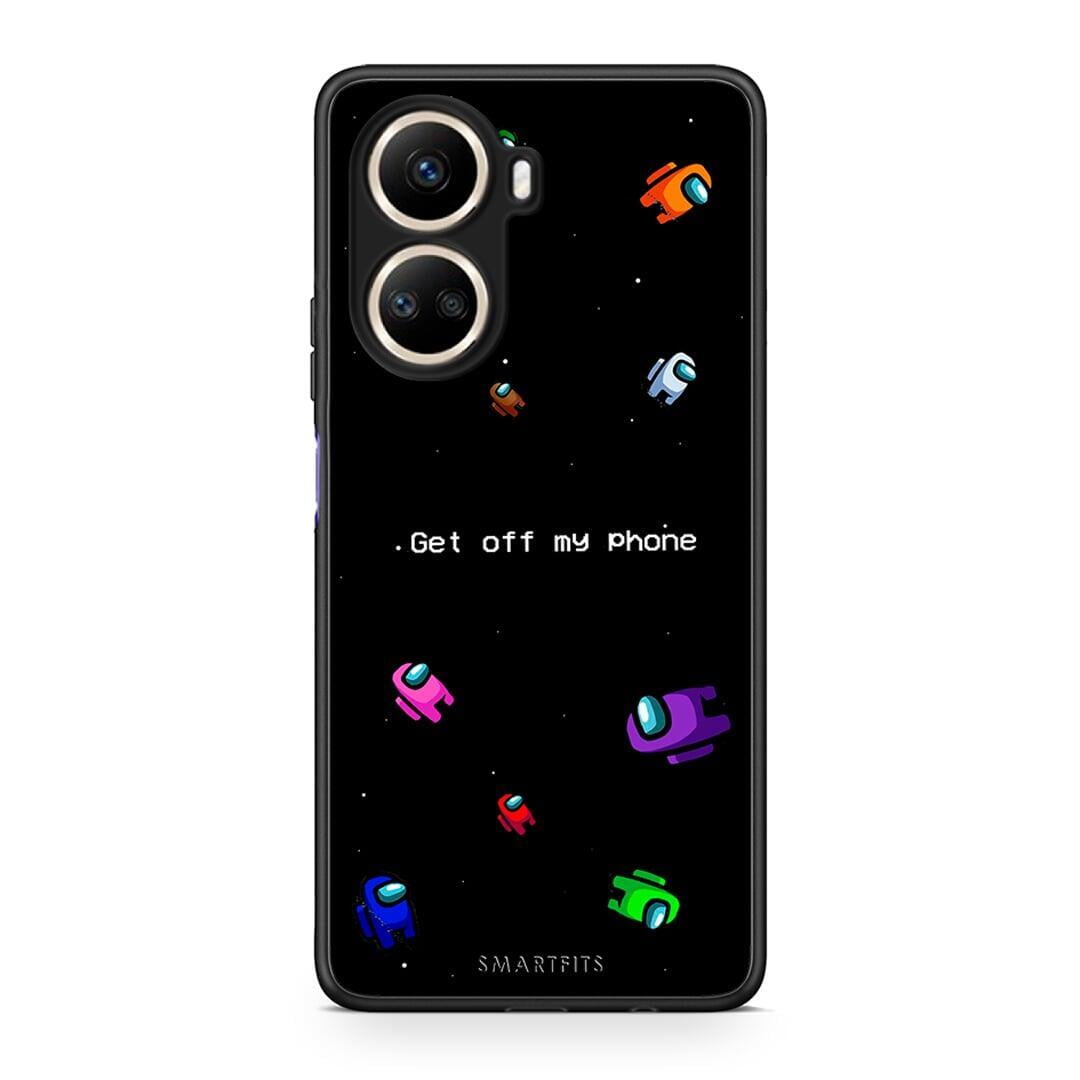Θήκη Huawei Nova 10 SE Text AFK από τη Smartfits με σχέδιο στο πίσω μέρος και μαύρο περίβλημα | Huawei Nova 10 SE Text AFK Case with Colorful Back and Black Bezels