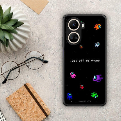 Θήκη Huawei Nova 10 SE Text AFK από τη Smartfits με σχέδιο στο πίσω μέρος και μαύρο περίβλημα | Huawei Nova 10 SE Text AFK Case with Colorful Back and Black Bezels