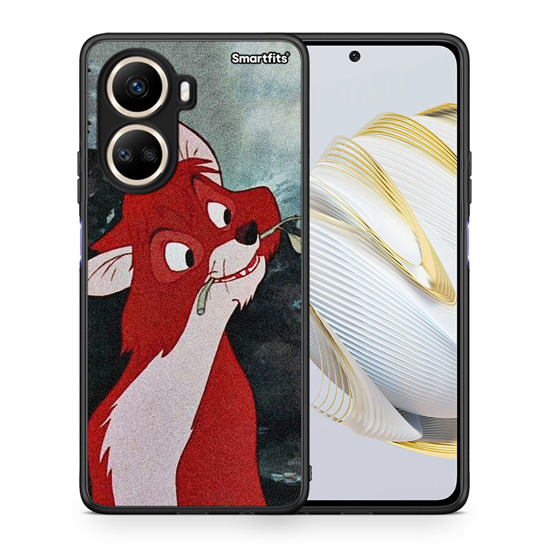 Θήκη Huawei Nova 10 SE Tod And Vixey Love 1 από τη Smartfits με σχέδιο στο πίσω μέρος και μαύρο περίβλημα | Huawei Nova 10 SE Tod And Vixey Love 1 Case with Colorful Back and Black Bezels