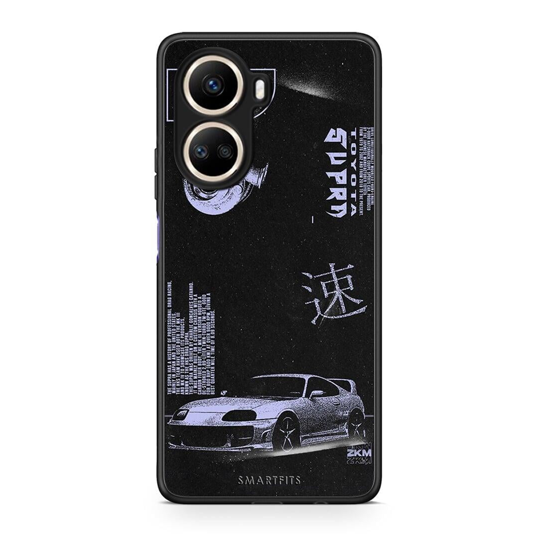 Θήκη Huawei Nova 10 SE Tokyo Drift από τη Smartfits με σχέδιο στο πίσω μέρος και μαύρο περίβλημα | Huawei Nova 10 SE Tokyo Drift Case with Colorful Back and Black Bezels