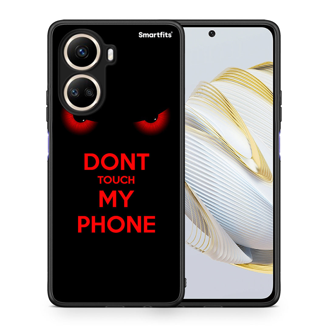 Θήκη Huawei Nova 10 SE Touch My Phone από τη Smartfits με σχέδιο στο πίσω μέρος και μαύρο περίβλημα | Huawei Nova 10 SE Touch My Phone Case with Colorful Back and Black Bezels