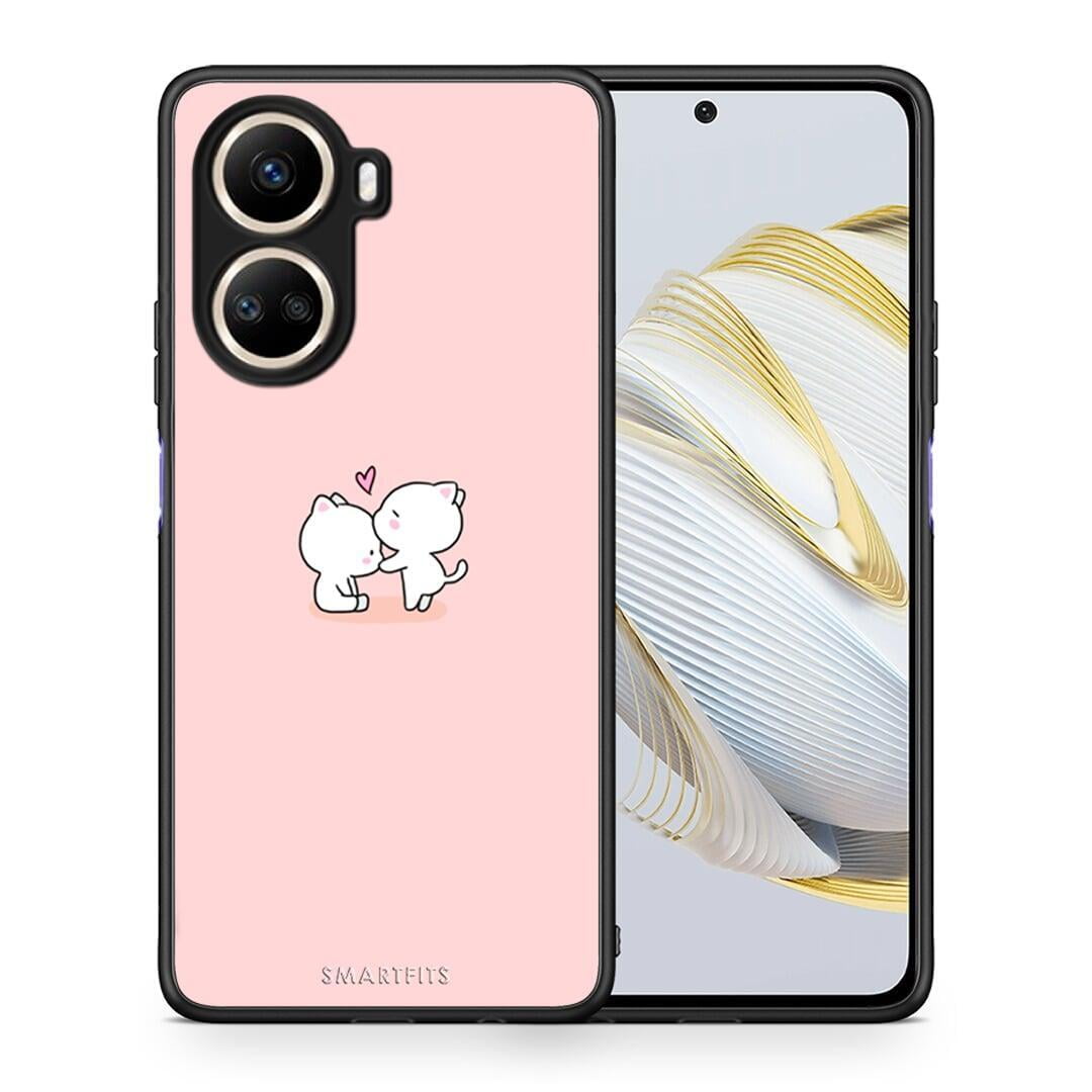 Θήκη Huawei Nova 10 SE Valentine Love από τη Smartfits με σχέδιο στο πίσω μέρος και μαύρο περίβλημα | Huawei Nova 10 SE Valentine Love Case with Colorful Back and Black Bezels