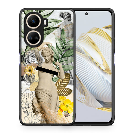 Θήκη Huawei Nova 10 SE Woman Statue από τη Smartfits με σχέδιο στο πίσω μέρος και μαύρο περίβλημα | Huawei Nova 10 SE Woman Statue Case with Colorful Back and Black Bezels