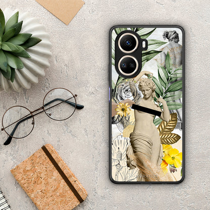 Θήκη Huawei Nova 10 SE Woman Statue από τη Smartfits με σχέδιο στο πίσω μέρος και μαύρο περίβλημα | Huawei Nova 10 SE Woman Statue Case with Colorful Back and Black Bezels