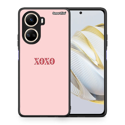 Θήκη Huawei Nova 10 SE XOXO Love από τη Smartfits με σχέδιο στο πίσω μέρος και μαύρο περίβλημα | Huawei Nova 10 SE XOXO Love Case with Colorful Back and Black Bezels