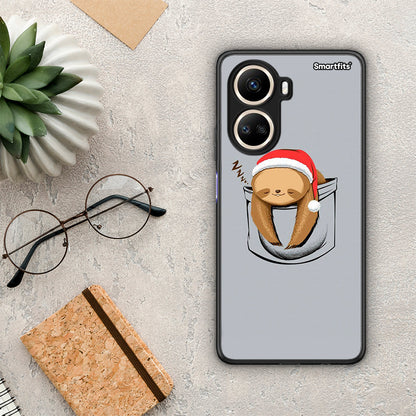 Θήκη Huawei Nova 10 SE Xmas Zzzz από τη Smartfits με σχέδιο στο πίσω μέρος και μαύρο περίβλημα | Huawei Nova 10 SE Xmas Zzzz Case with Colorful Back and Black Bezels