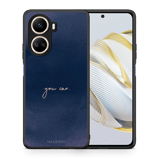 Θήκη Huawei Nova 10 SE You Can από τη Smartfits με σχέδιο στο πίσω μέρος και μαύρο περίβλημα | Huawei Nova 10 SE You Can Case with Colorful Back and Black Bezels
