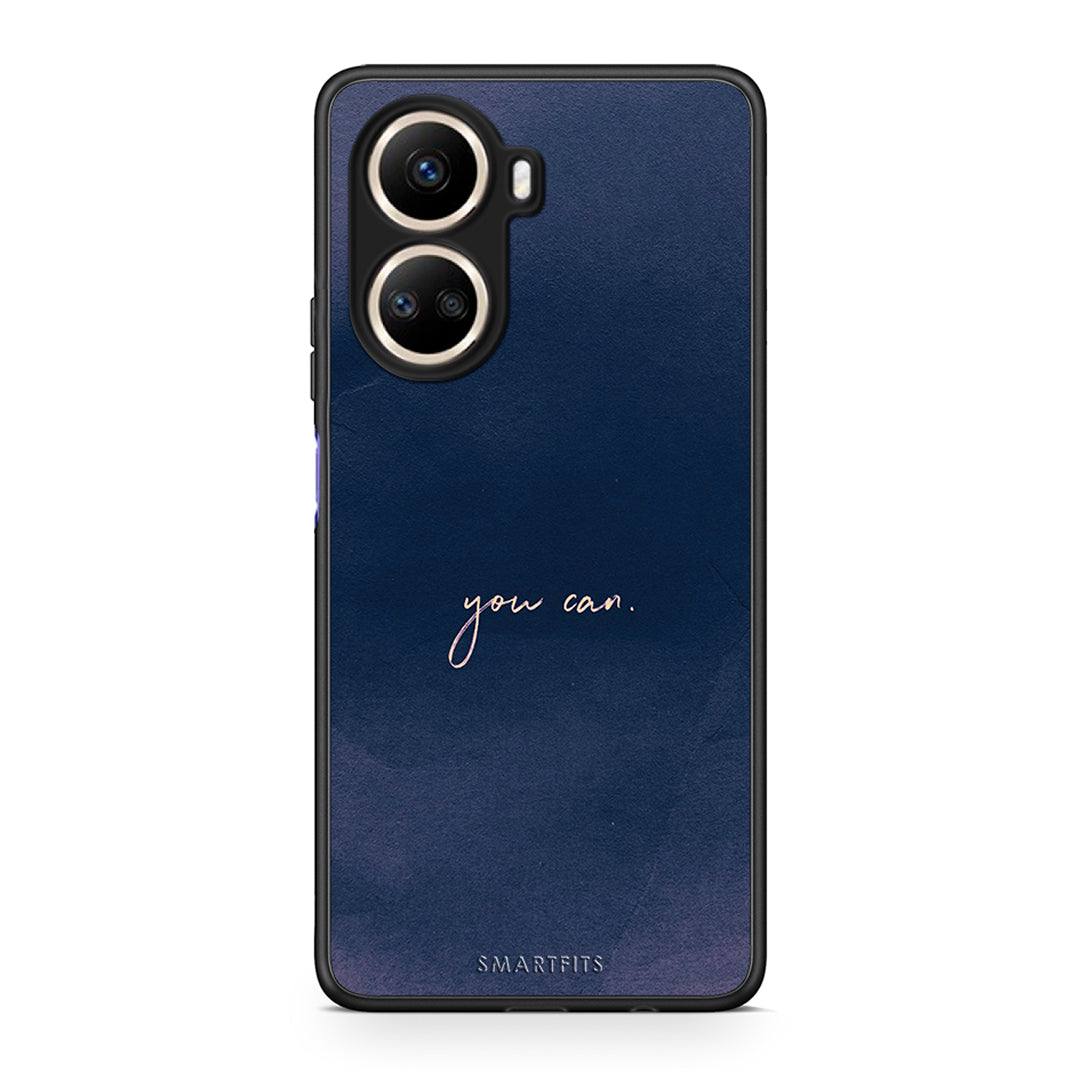 Θήκη Huawei Nova 10 SE You Can από τη Smartfits με σχέδιο στο πίσω μέρος και μαύρο περίβλημα | Huawei Nova 10 SE You Can Case with Colorful Back and Black Bezels