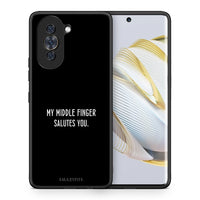Thumbnail for Θήκη Huawei Nova 10 Salute από τη Smartfits με σχέδιο στο πίσω μέρος και μαύρο περίβλημα | Huawei Nova 10 Salute case with colorful back and black bezels