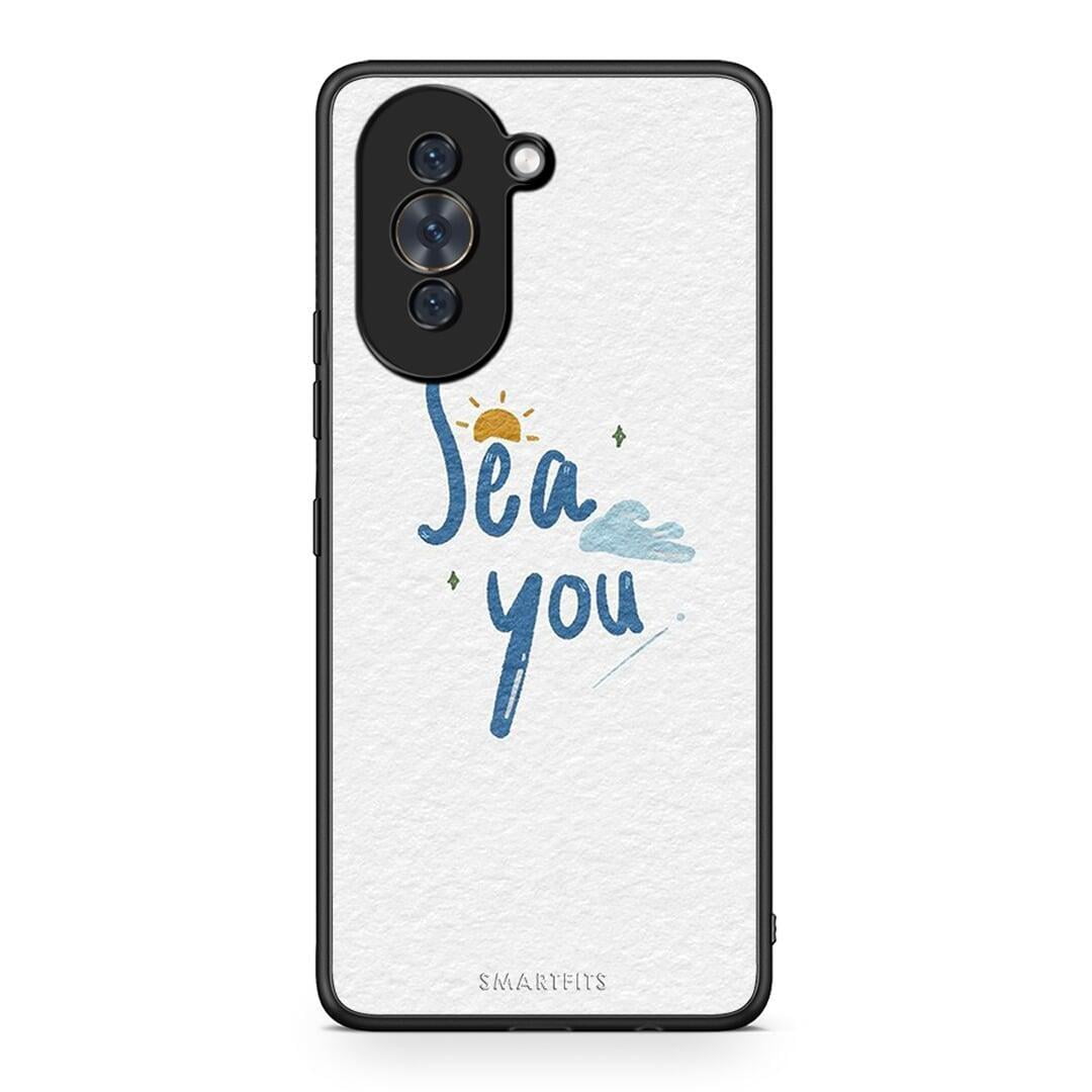Huawei Nova 10 Sea You Θήκη από τη Smartfits με σχέδιο στο πίσω μέρος και μαύρο περίβλημα | Smartphone case with colorful back and black bezels by Smartfits