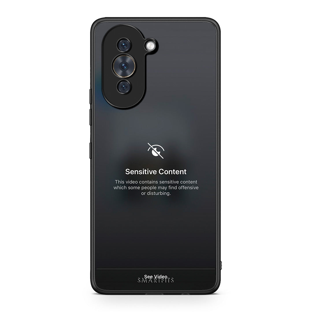 Huawei Nova 10 Sensitive Content θήκη από τη Smartfits με σχέδιο στο πίσω μέρος και μαύρο περίβλημα | Smartphone case with colorful back and black bezels by Smartfits