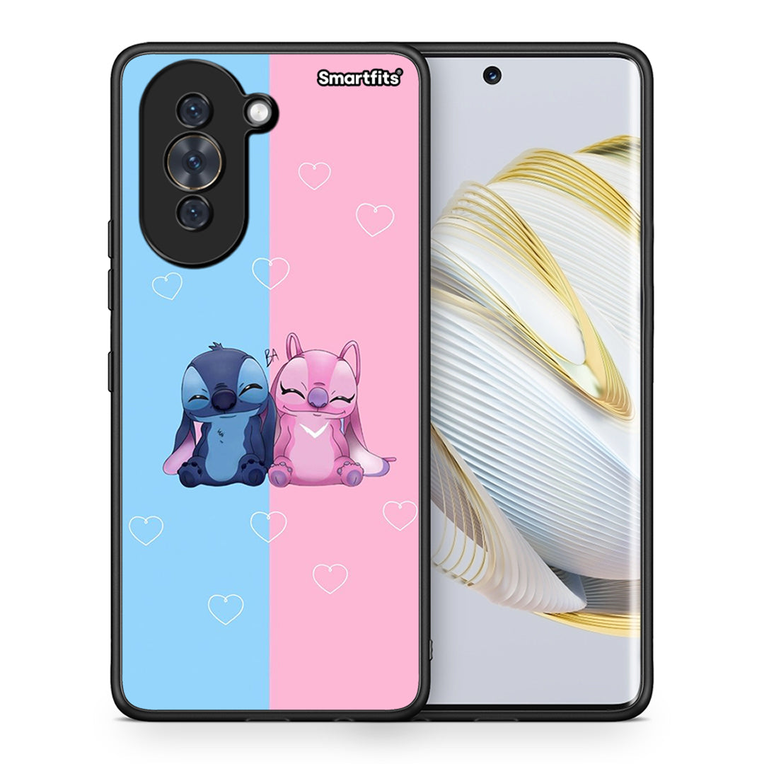 Θήκη Huawei Nova 10 Stitch And Angel από τη Smartfits με σχέδιο στο πίσω μέρος και μαύρο περίβλημα | Huawei Nova 10 Stitch And Angel case with colorful back and black bezels