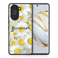 Thumbnail for Θήκη Huawei Nova 10 Summer Daisies από τη Smartfits με σχέδιο στο πίσω μέρος και μαύρο περίβλημα | Huawei Nova 10 Summer Daisies case with colorful back and black bezels