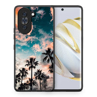 Thumbnail for Θήκη Huawei Nova 10 Sky Summer από τη Smartfits με σχέδιο στο πίσω μέρος και μαύρο περίβλημα | Huawei Nova 10 Sky Summer case with colorful back and black bezels