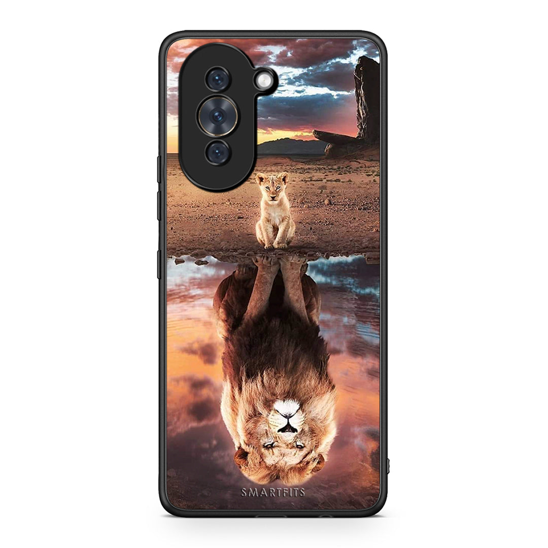 Huawei Nova 10 Sunset Dreams Θήκη Αγίου Βαλεντίνου από τη Smartfits με σχέδιο στο πίσω μέρος και μαύρο περίβλημα | Smartphone case with colorful back and black bezels by Smartfits