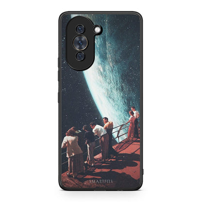 Huawei Nova 10 Surreal View θήκη από τη Smartfits με σχέδιο στο πίσω μέρος και μαύρο περίβλημα | Smartphone case with colorful back and black bezels by Smartfits