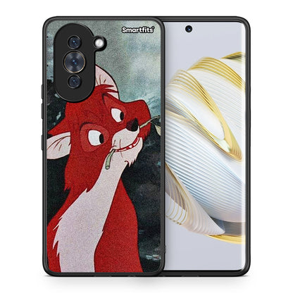 Θήκη Huawei Nova 10 Tod And Vixey Love 1 από τη Smartfits με σχέδιο στο πίσω μέρος και μαύρο περίβλημα | Huawei Nova 10 Tod And Vixey Love 1 case with colorful back and black bezels