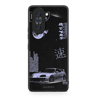Huawei Nova 10 Tokyo Drift Θήκη Αγίου Βαλεντίνου από τη Smartfits με σχέδιο στο πίσω μέρος και μαύρο περίβλημα | Smartphone case with colorful back and black bezels by Smartfits